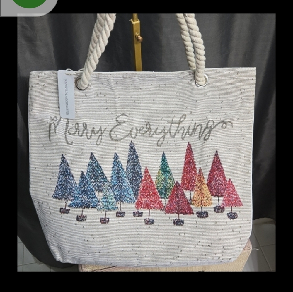 Holiday Tote Bag - Multicolor